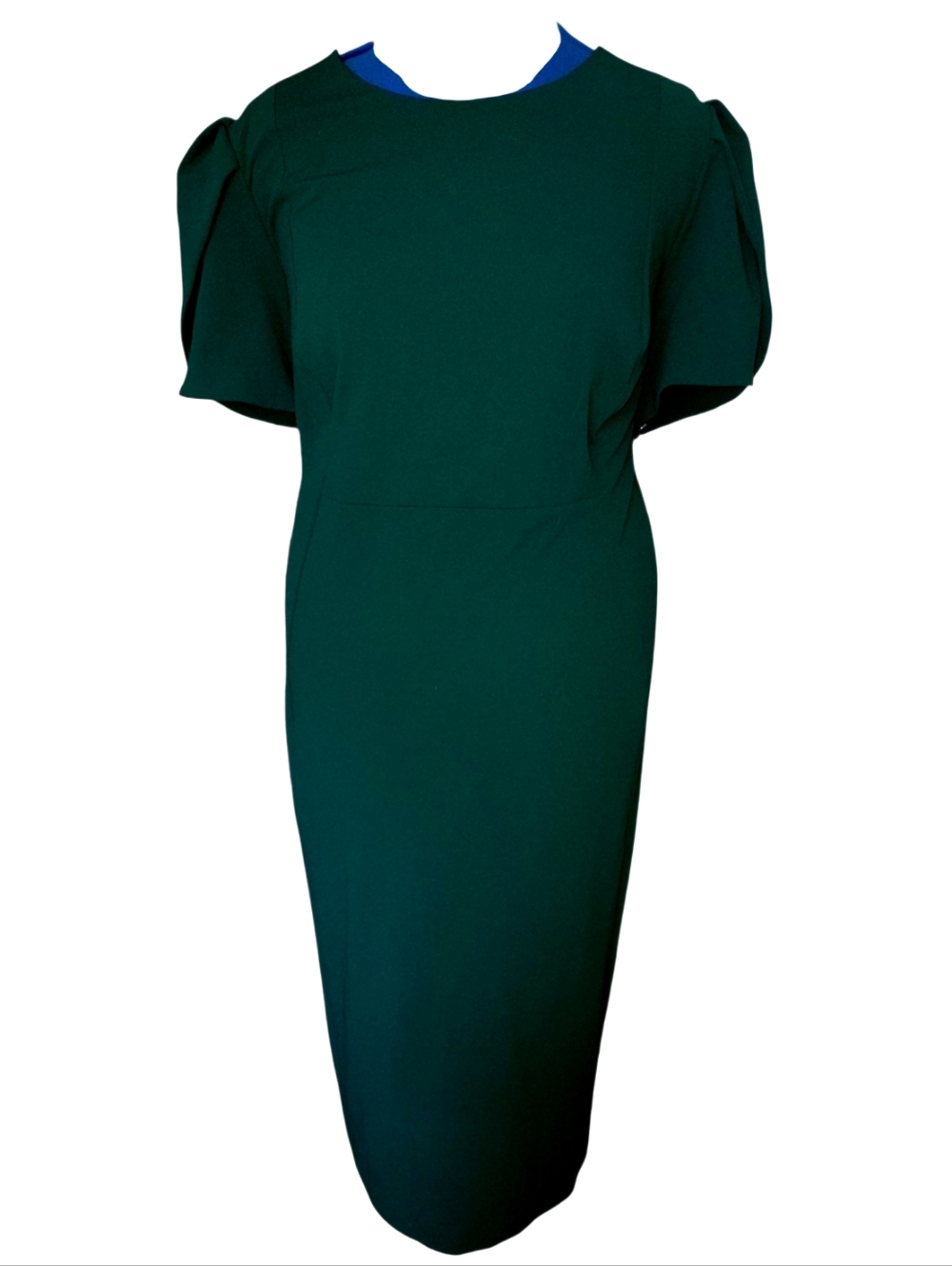 New Calvin Klein Emerald Green Midi Dress 22w